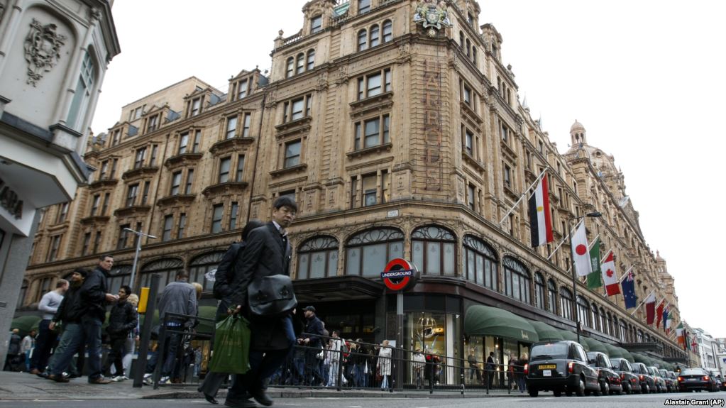 According to investigators, Zamira Hajiyeva spent over $21 million at the Harrod’s department store. (file photo)