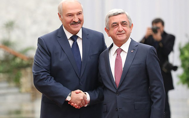 Aleksandr Lukaşenko və Serj Sarkisyan