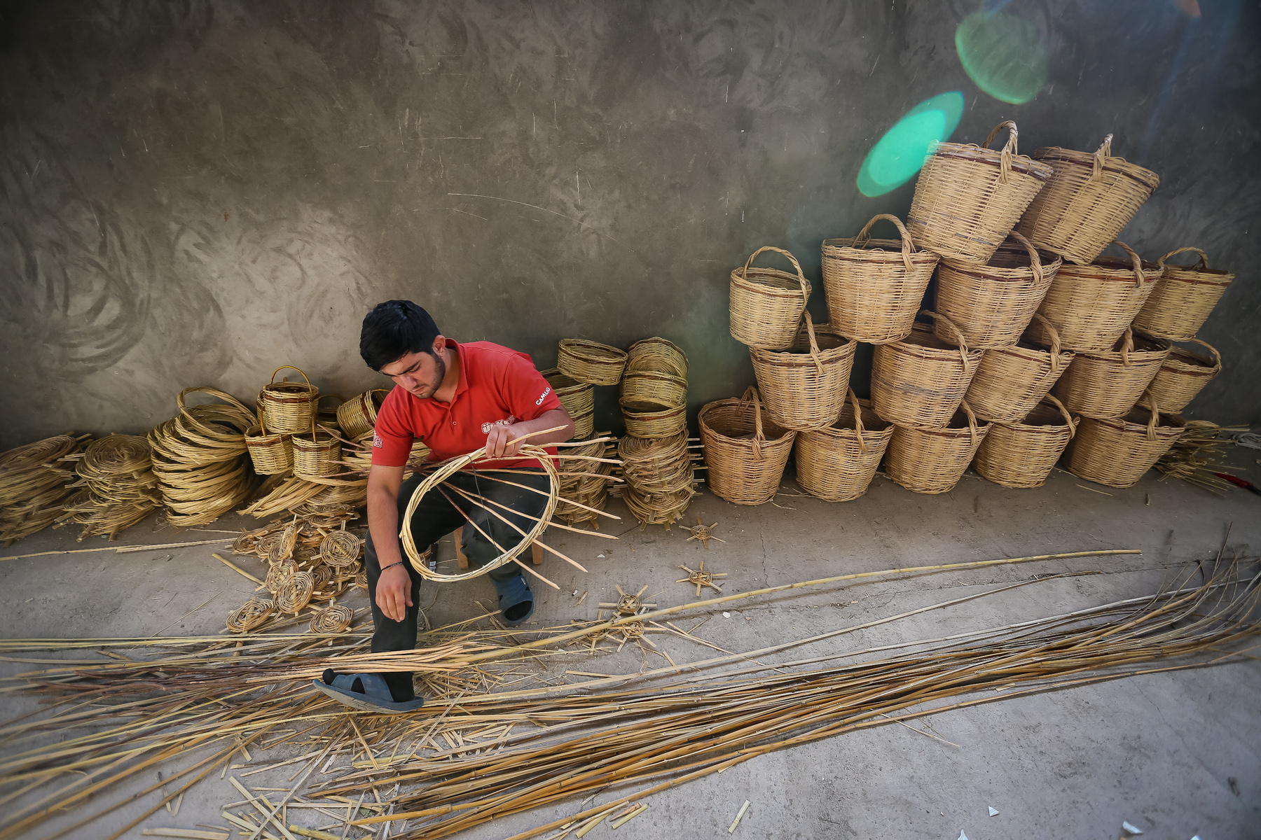Bir səbət hazırlamaq üçün təxminən 30-40 dəqiqə vaxt sərf olunur