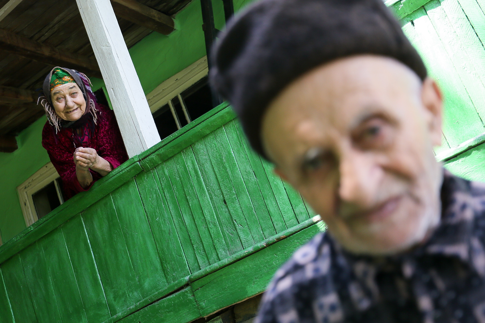 Cahan Əliyeva (80 yaş) və Mirəhməd Əliyev (81 yaş)