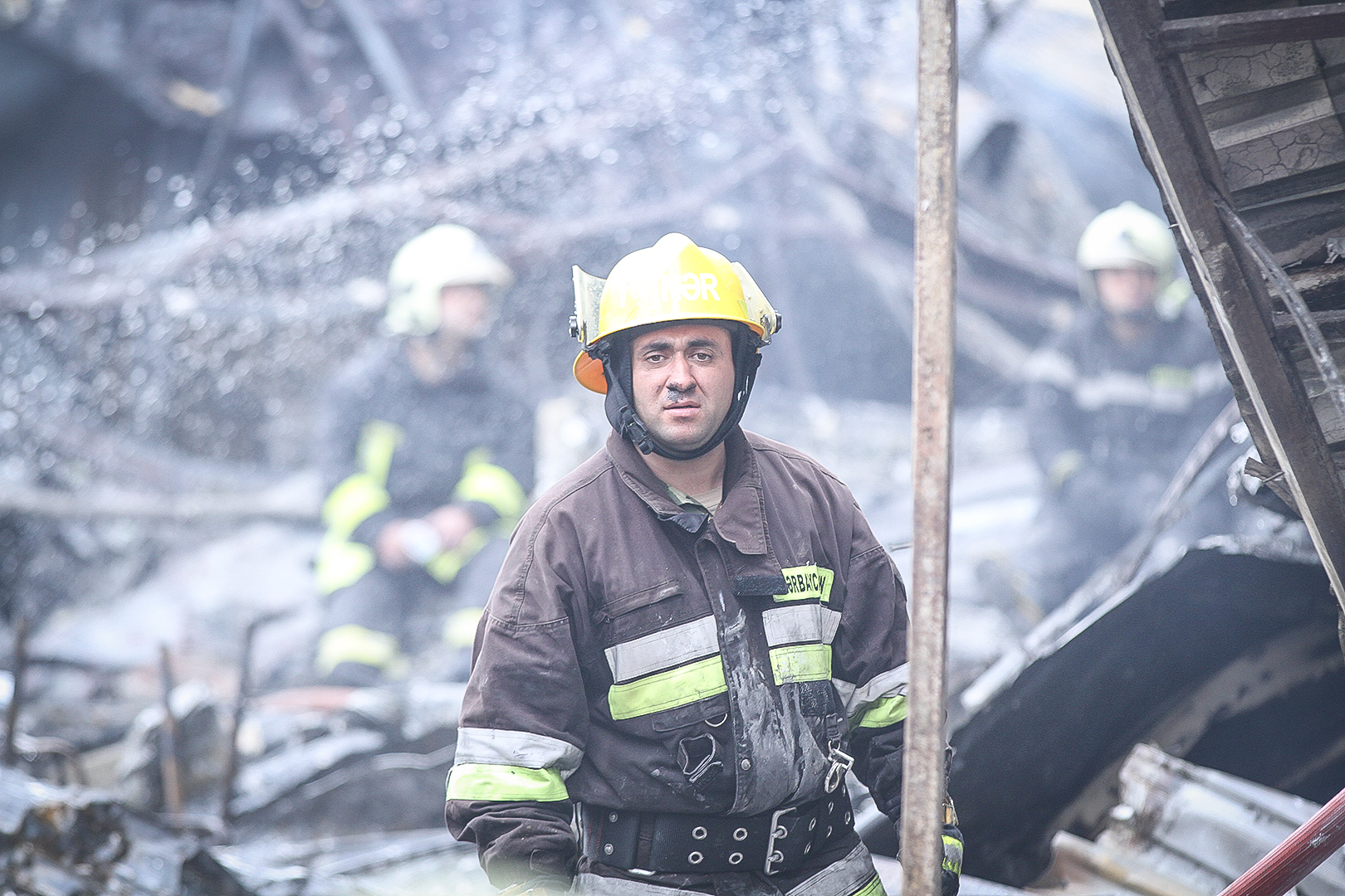 “Diqlas” Ticarət Mərkəzində yanğın