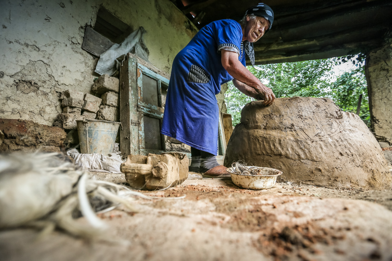 Everyday, the tandoor grows a little larger