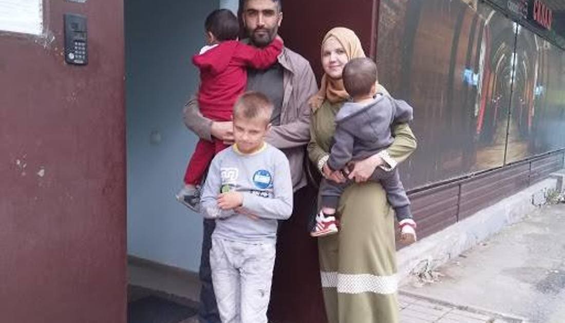 Фарид Юсуб с семьей