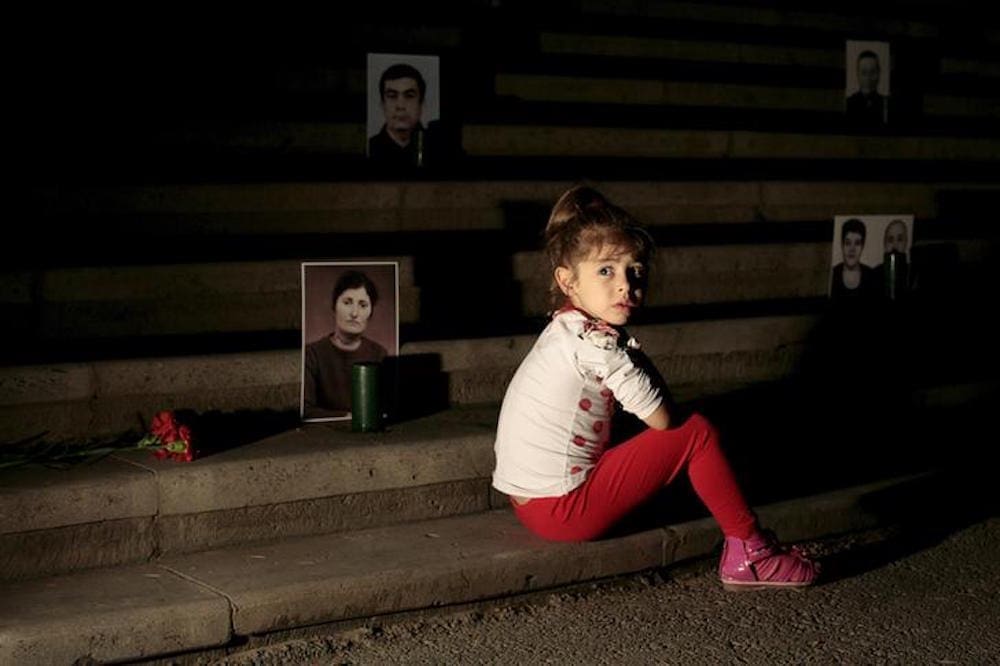 Фото: REUTERS/ Казбек Басаев, снято в Цхинвале 7 августа 2015