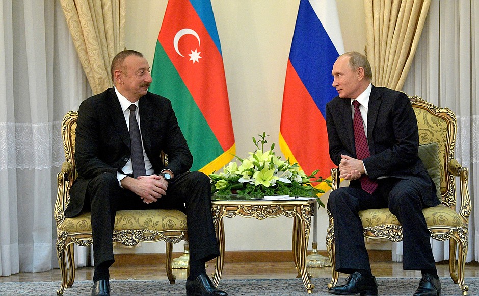 Ильхам Алиев и Владимир Путин Фото: Вести Кавказа