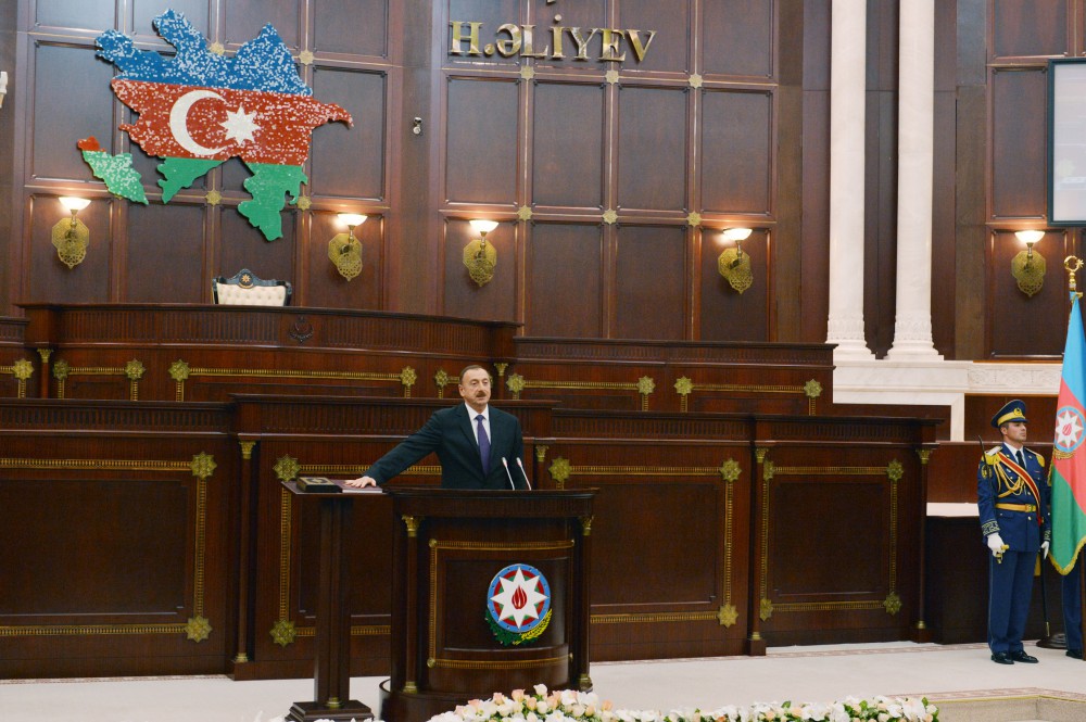 İlham Əliyev – And içmə mərasimi