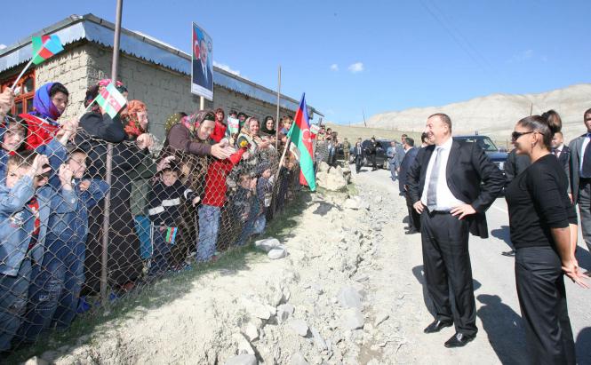 İlham Əliyev Xınalıqda səfərdə, 2006-cı il