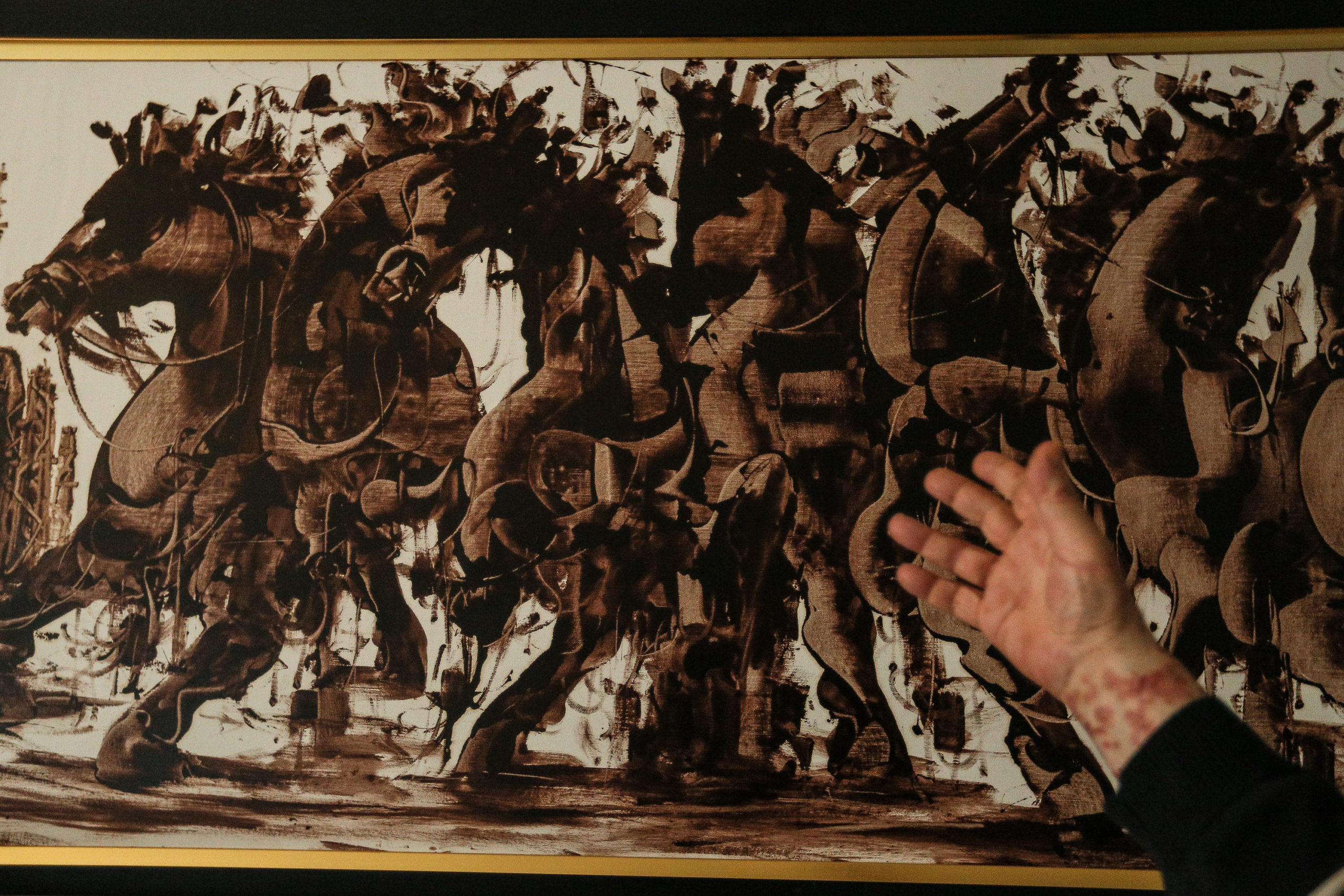 “In all of my works, I make use of national symbols and imagery.”