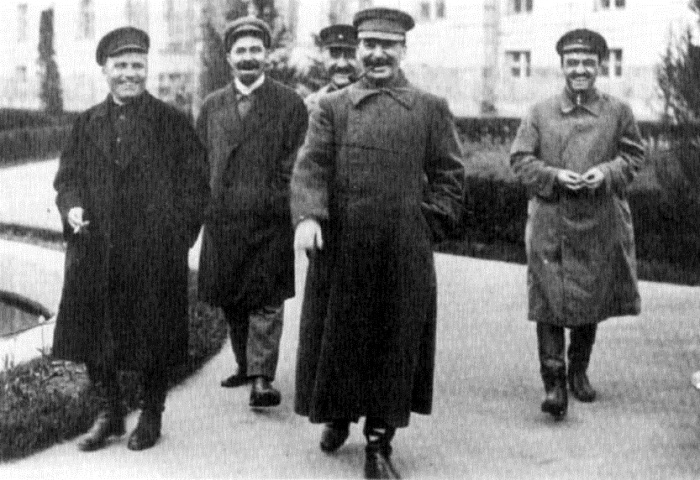 Kirov, Stalin, Orconikidze, Mikoyan