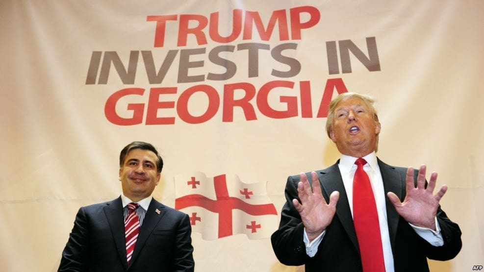 М.Саакашвили и Д.Трамп