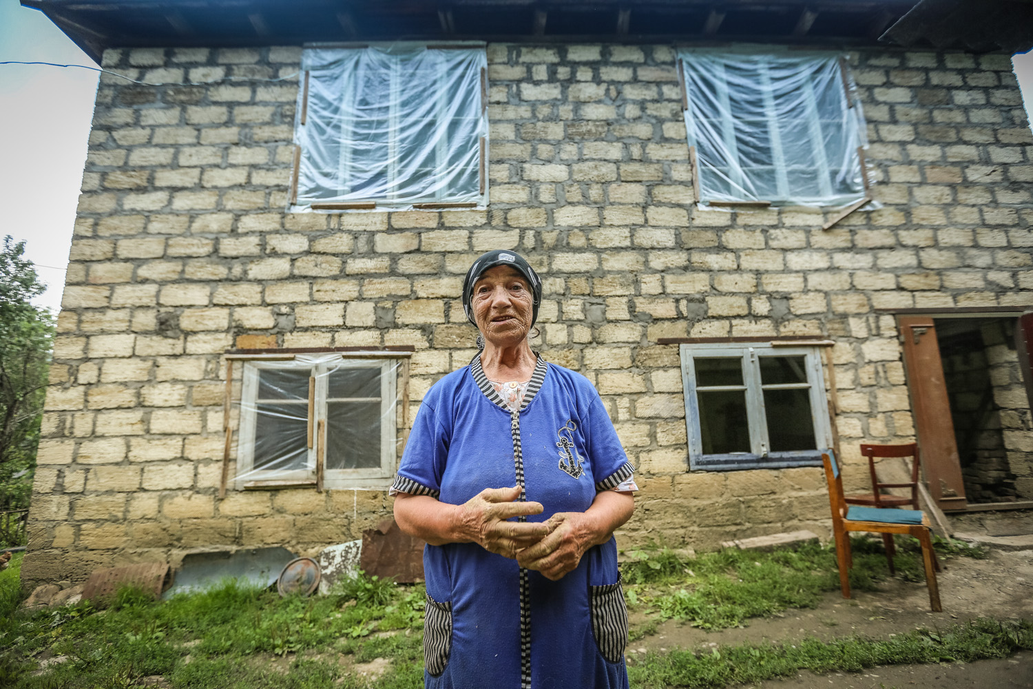 Madina says that it was hard work making her first tandoor, but that it later became second nature