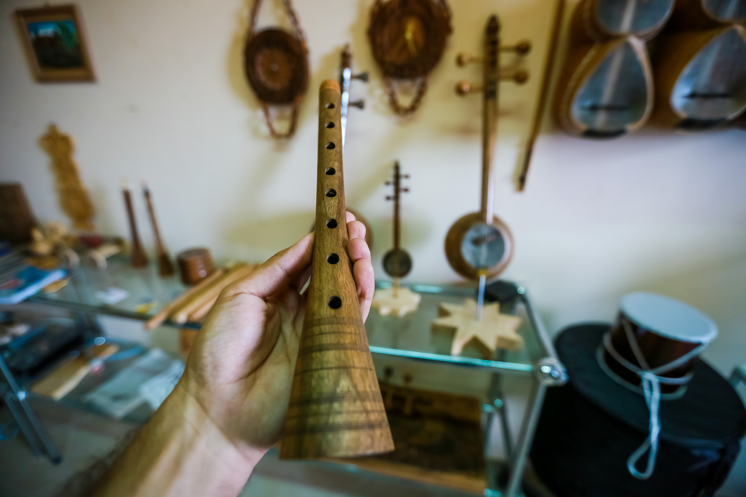 Mahir usta son zamanlar zurna və balaban da hazırlayır