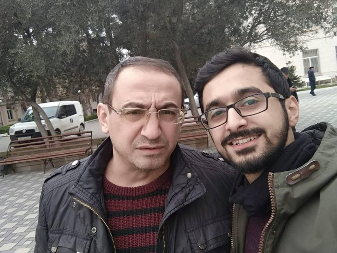 Mammad Ibrahim and his son Turan (Facebook)