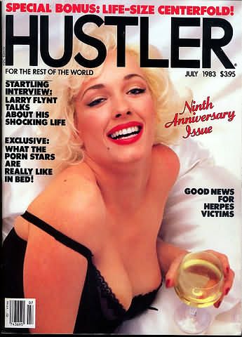 Обложка журнала “Hustler” номер июль 1983