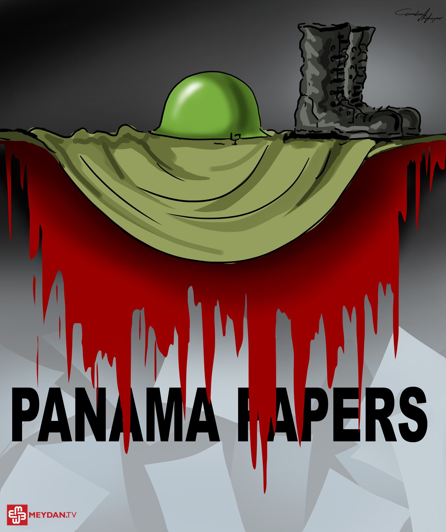 Panama Sənədləri -Karikatura