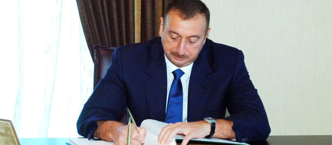 Президент Азербайджана Ильхам Алиев