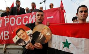 Pro – Russian supporters in Syria