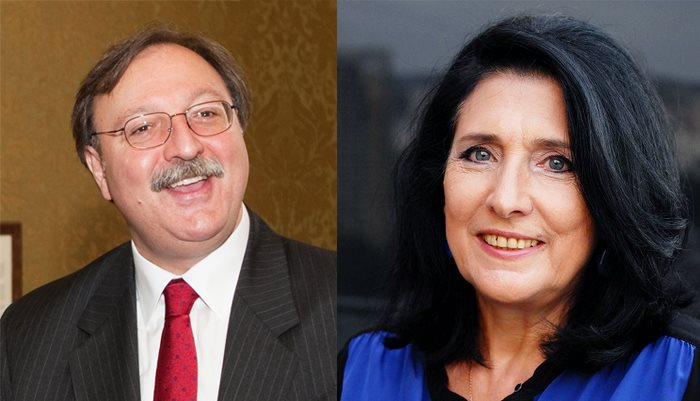 Qriqol Vaşadze və Salome Zurabişvili