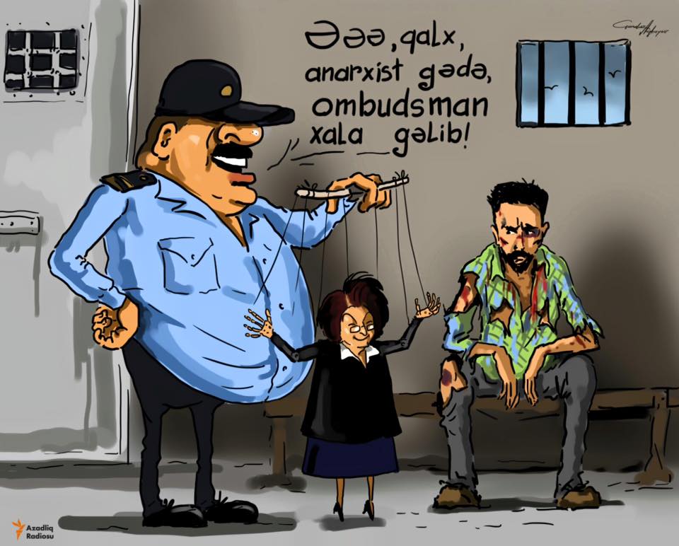 Representatives of the ombudsman Elmira Suleymanova didn’t find traces of violence on Qiyas Ibrahimov or Bayram Mammadov