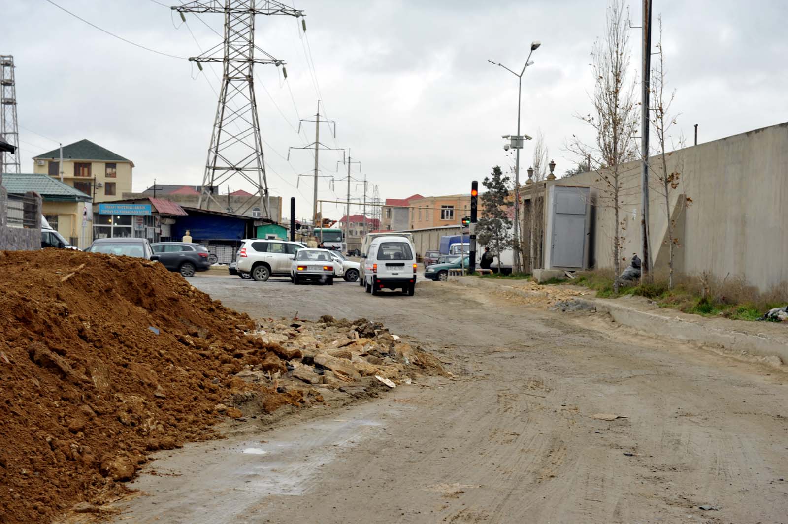 Rəsulzadə qəsəbəsinə gedən yol