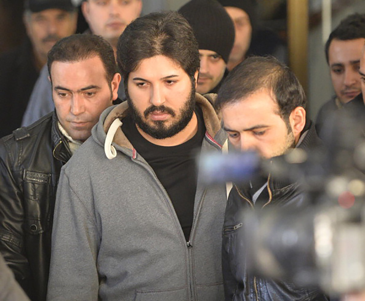 Reza Zarrab is taken into custody by police in Istanbul on December 17, 2013