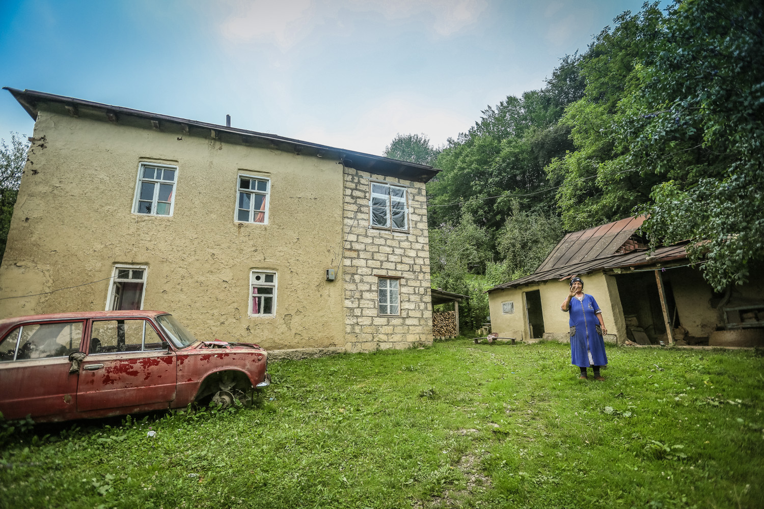 She was also able to make herself a house with her skills