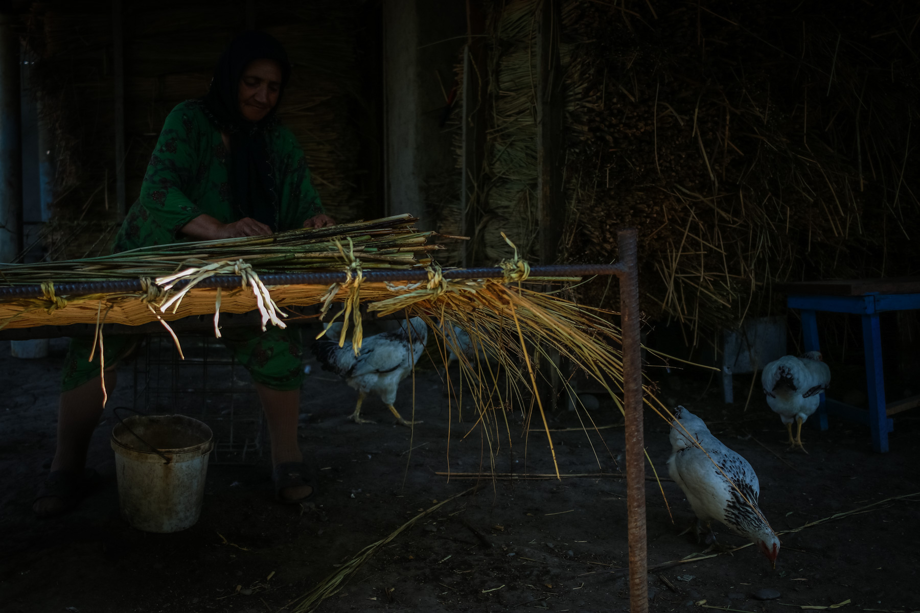 Siddiqə xanım sifarişdən asılı olaraq hər gün 4-5 həsir hazırlaya bilir