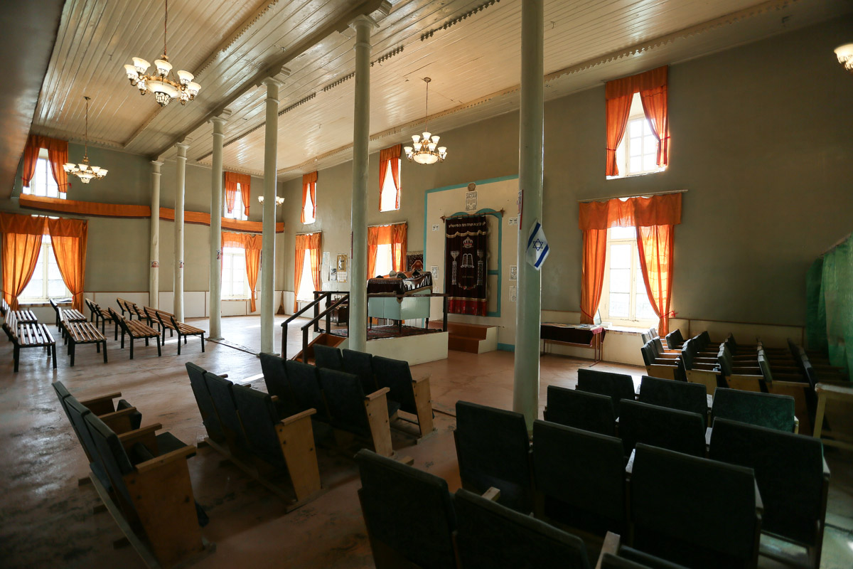 Sinaqoqun daxili görünüşü