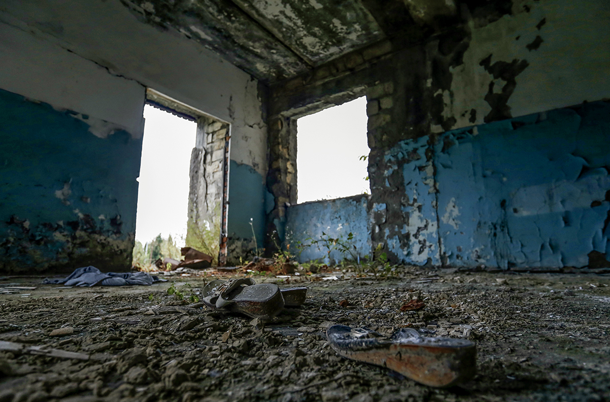 Tərk edilmiş xəstəxana binası