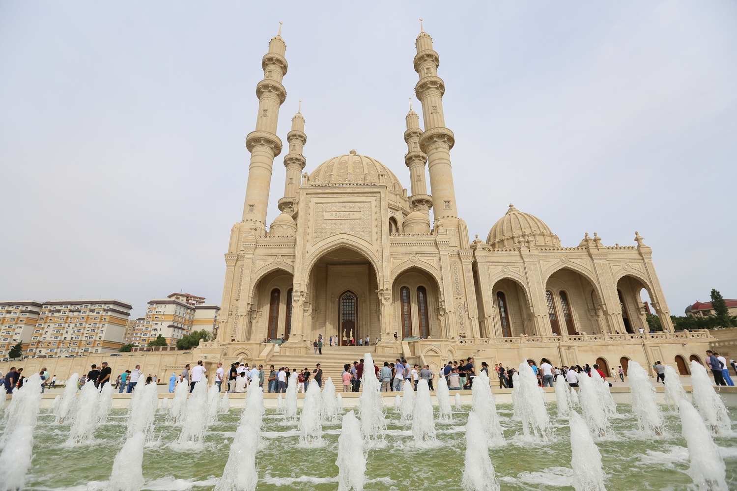 The 2014 opening of the Heydar mosque was dedicated to former president Heydar Aliyev