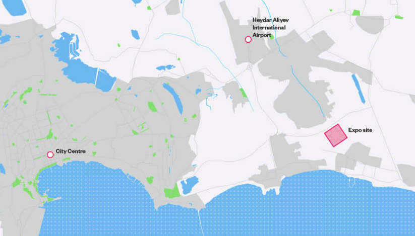 The proposed location of EXPO 2025