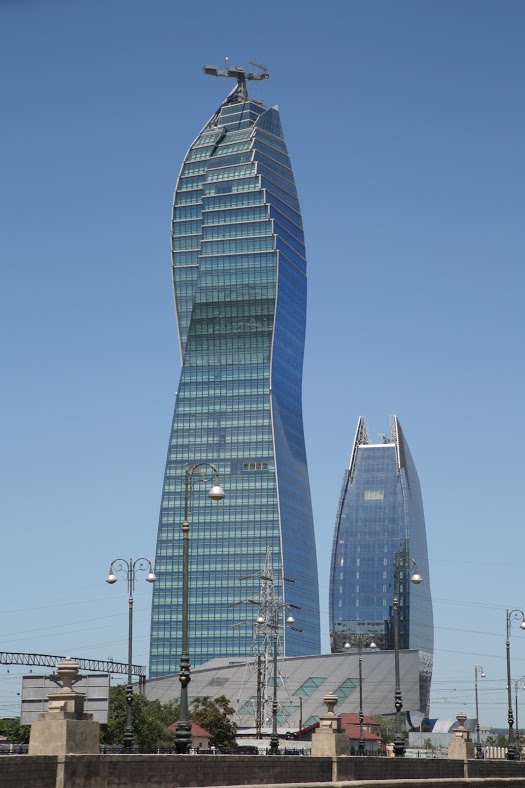 The SOCAR Tower was officially opened on May 30, three years after its original completion deadline (OCCRP)