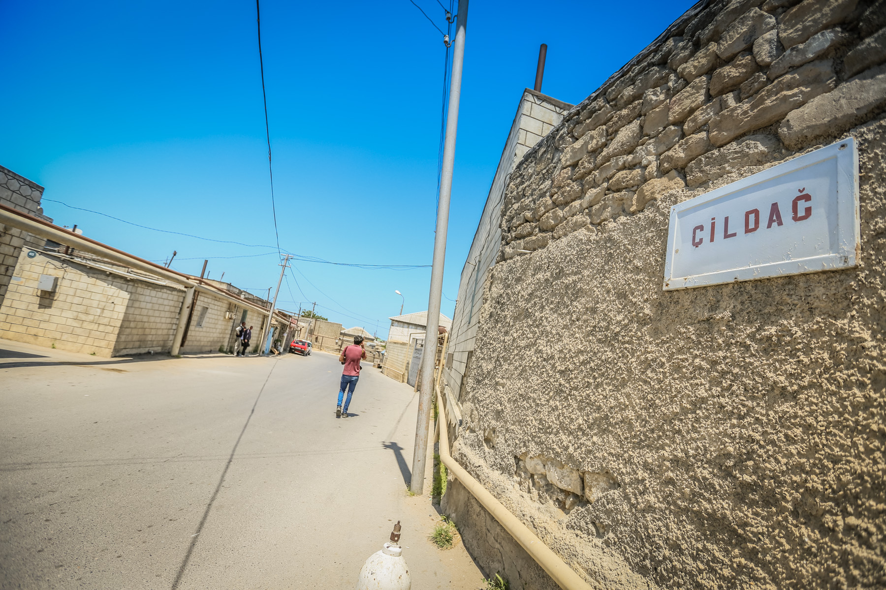 This way leads to the home of famous satiristç Aghaselim Childagh