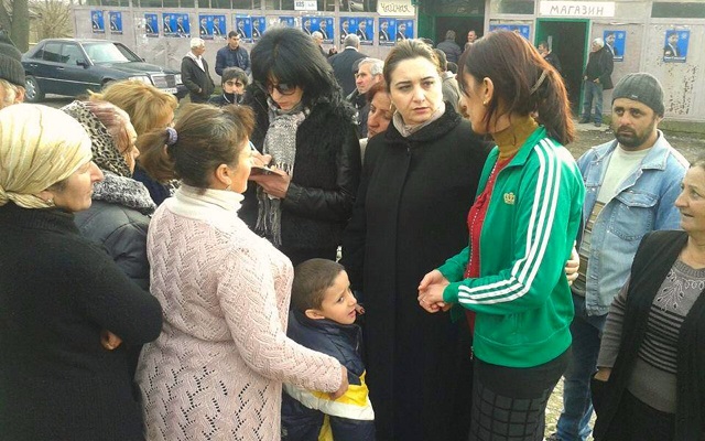 Встреча с жителями села Джандара Гардабанского муниципалитета