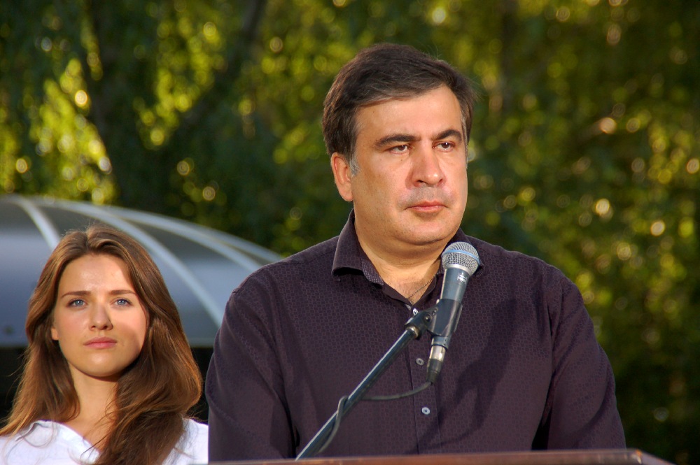 Yulia və Mixail Saakaşvili, foto: Dumskaya