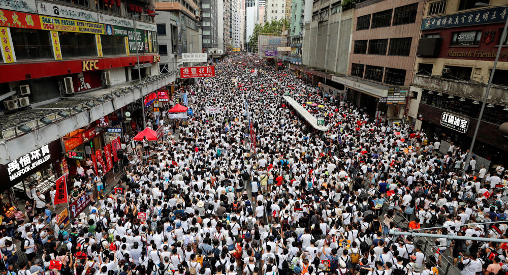 Honq Konq etirazçıları