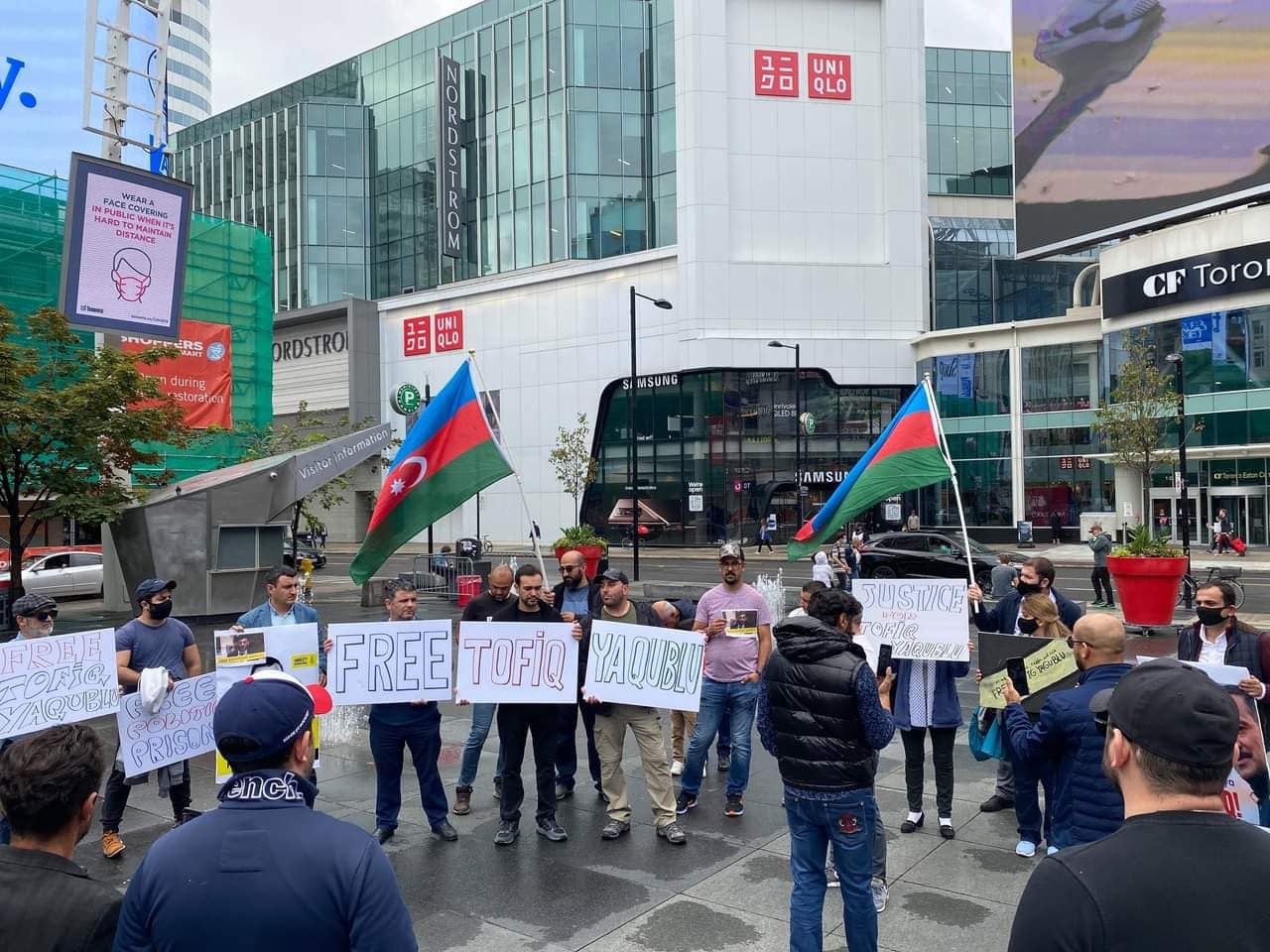 Torontoda Tofiq Yaqubluya dəstək aksiyası