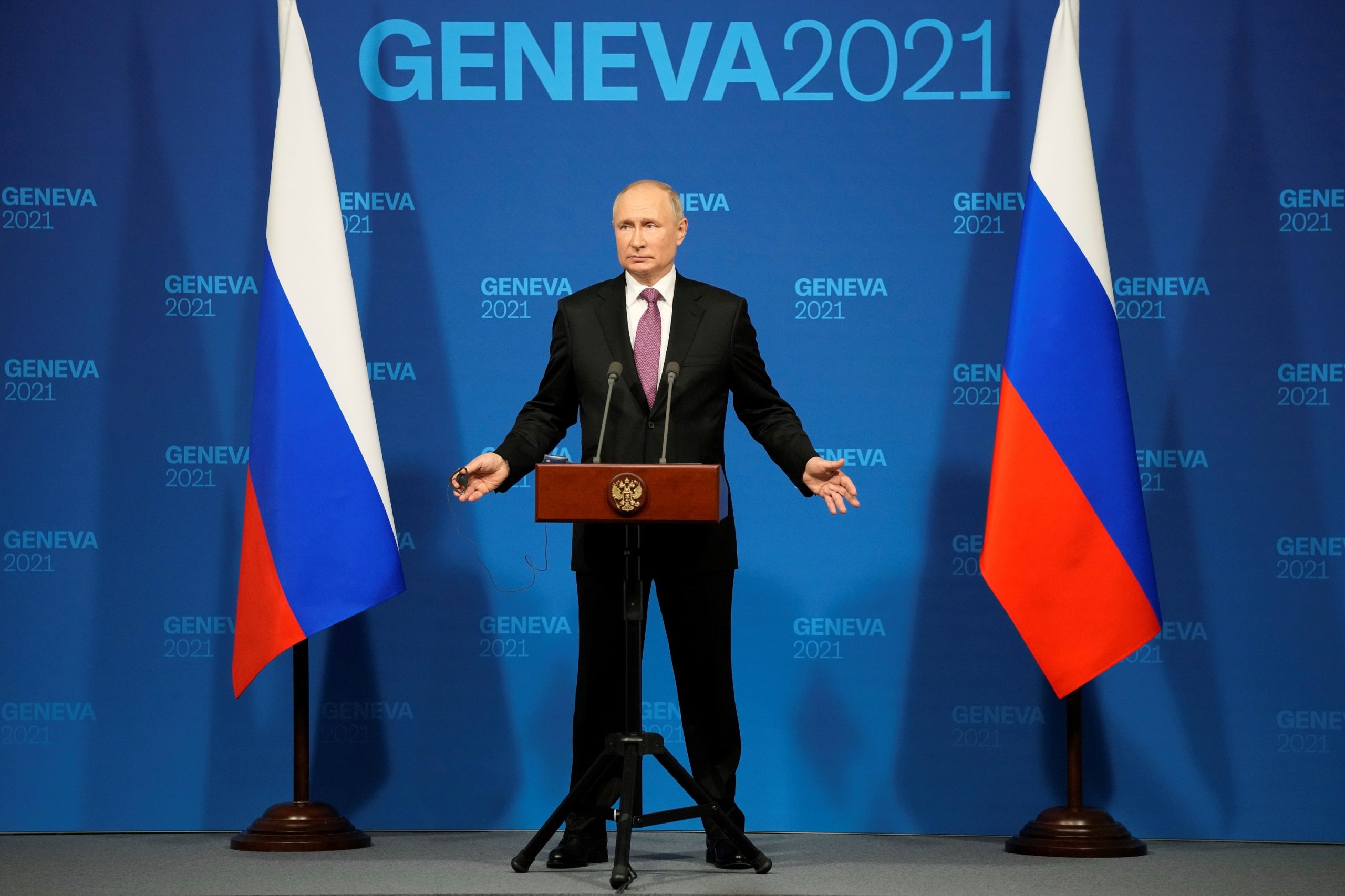 Путин и Байден в Женеве 2021