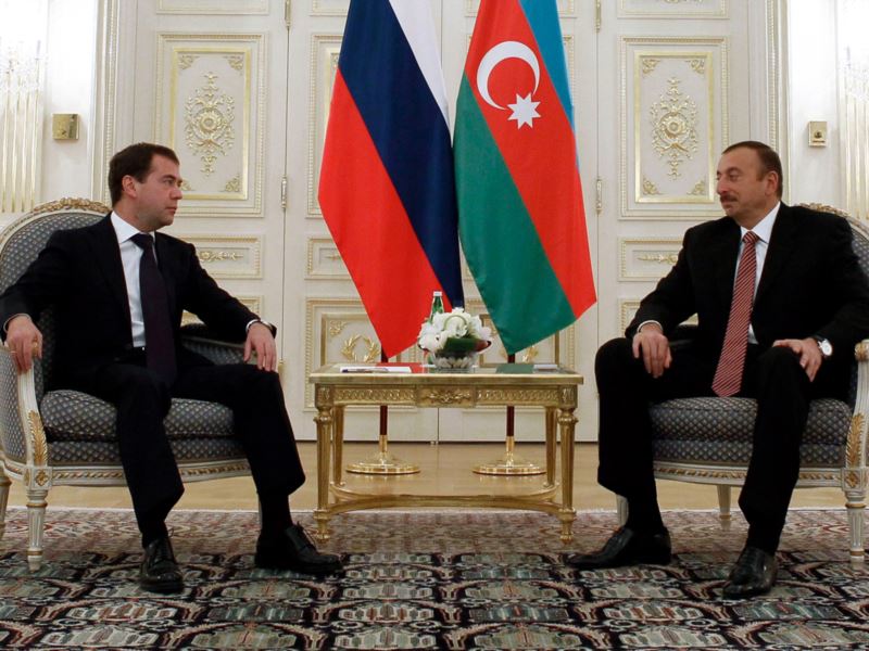 İlham Əliyev və Dmitri Medvedev