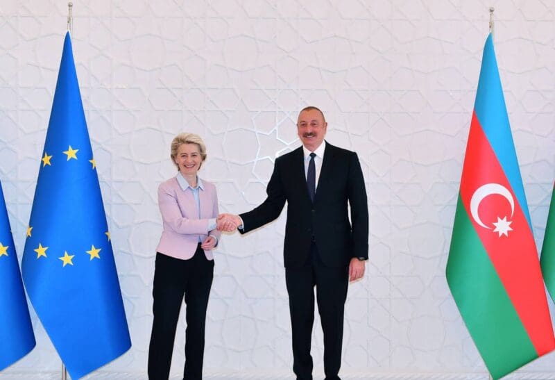 Leyen və Əliyev, foto: president.az