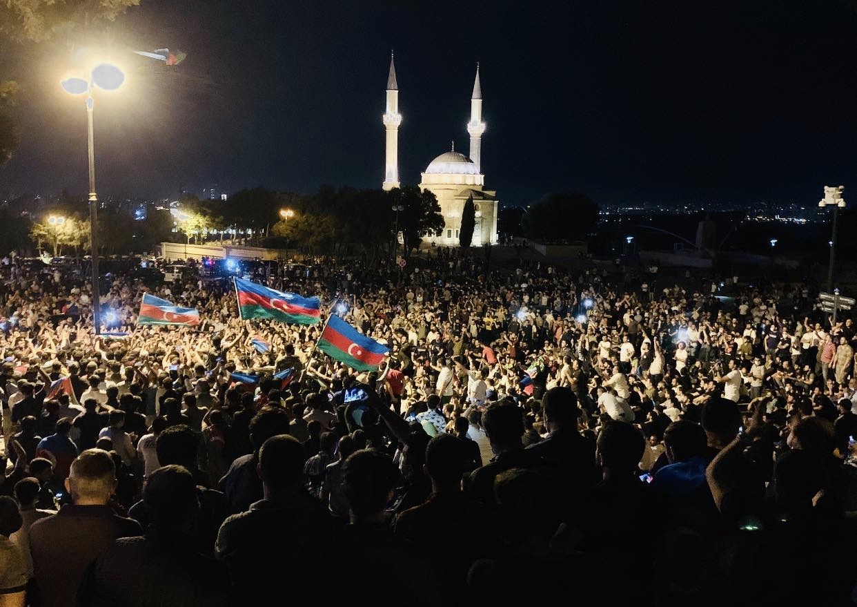 15 iyul 2020, Bakıda orduya dəstək yürüşü