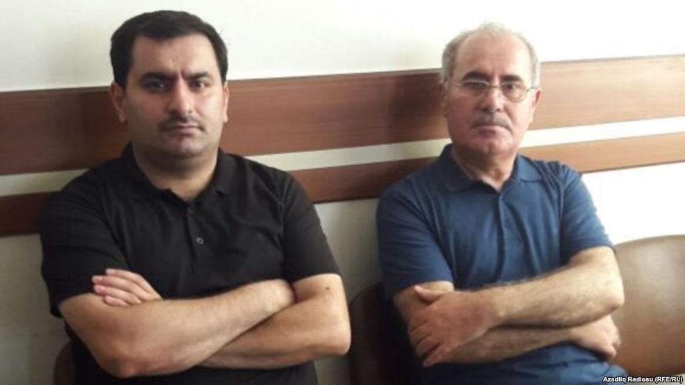 Rüfət Səfərov və Eldar Sabiroğlu, foto: AzadlıqRadiosu