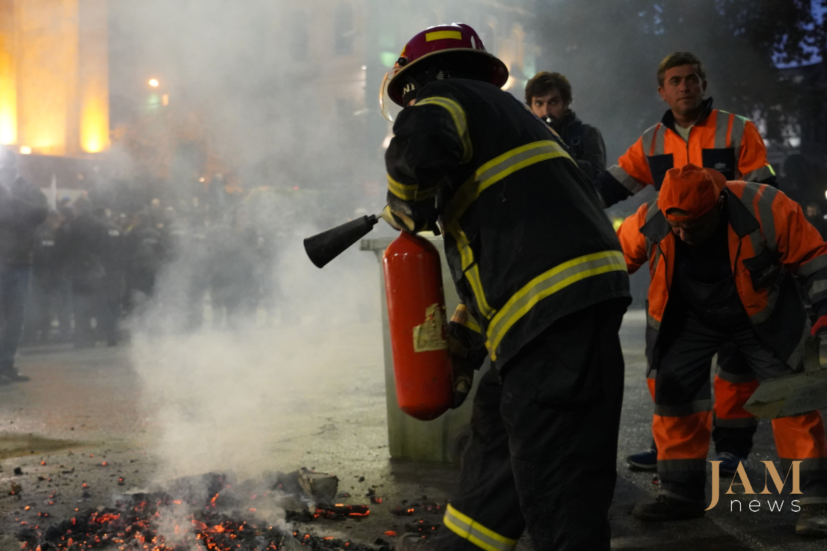Разгон акции в Тбилиси