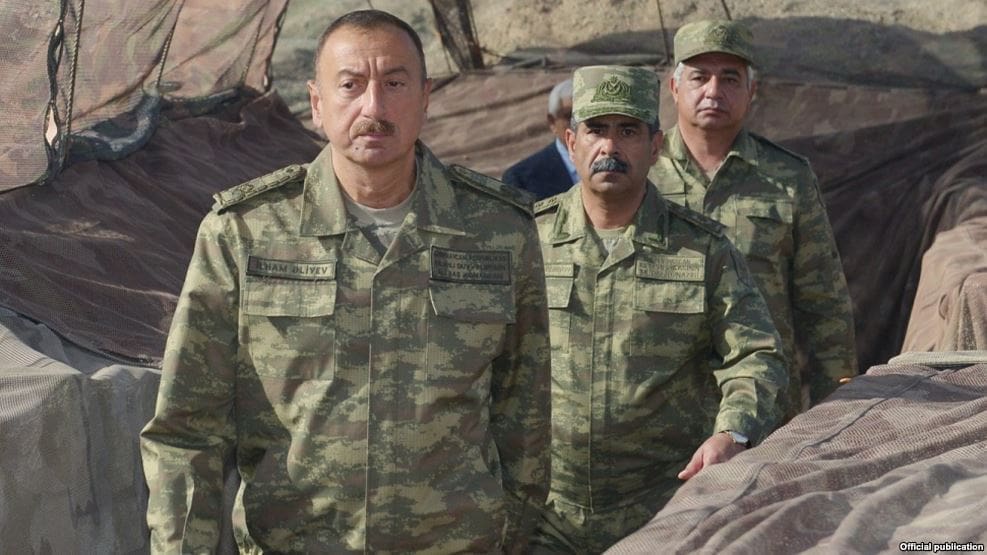 Ильхам Алиев в Агдаме