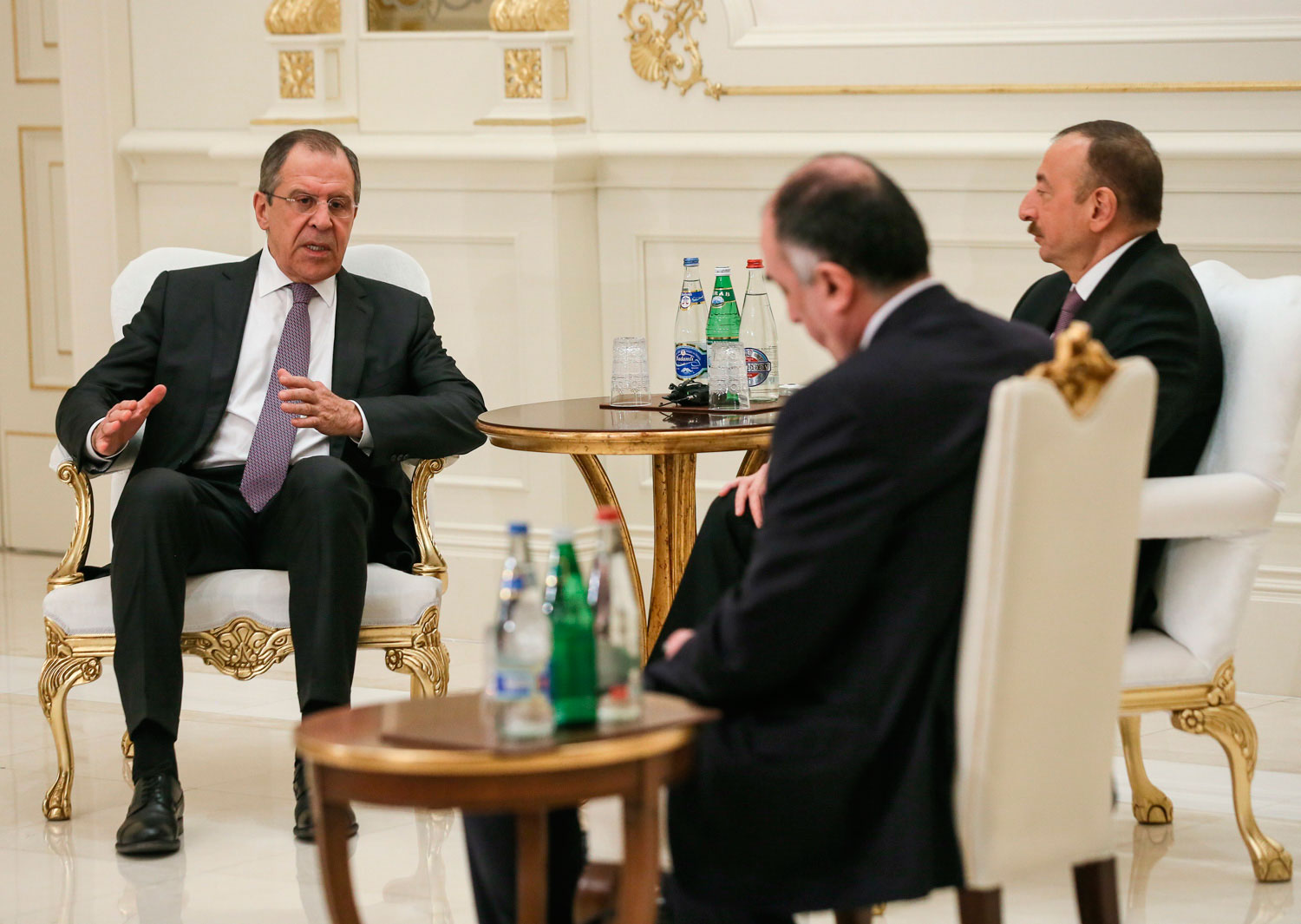 Lavrov, Əliyev və Məmmədyarov