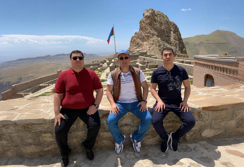 Soldan: Seymur Talıbov, Vüqar Abbasov, Hünbət Qəhrəmanov (Mənbə: Instagram)