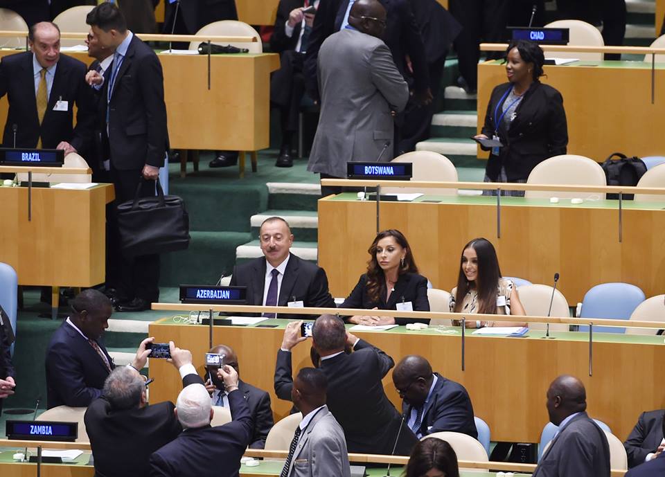 Əliyev ailəsi BMT-də