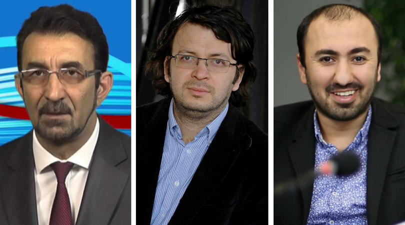 Ganimat Zahid, Emin Milli, and Habib Muntezir