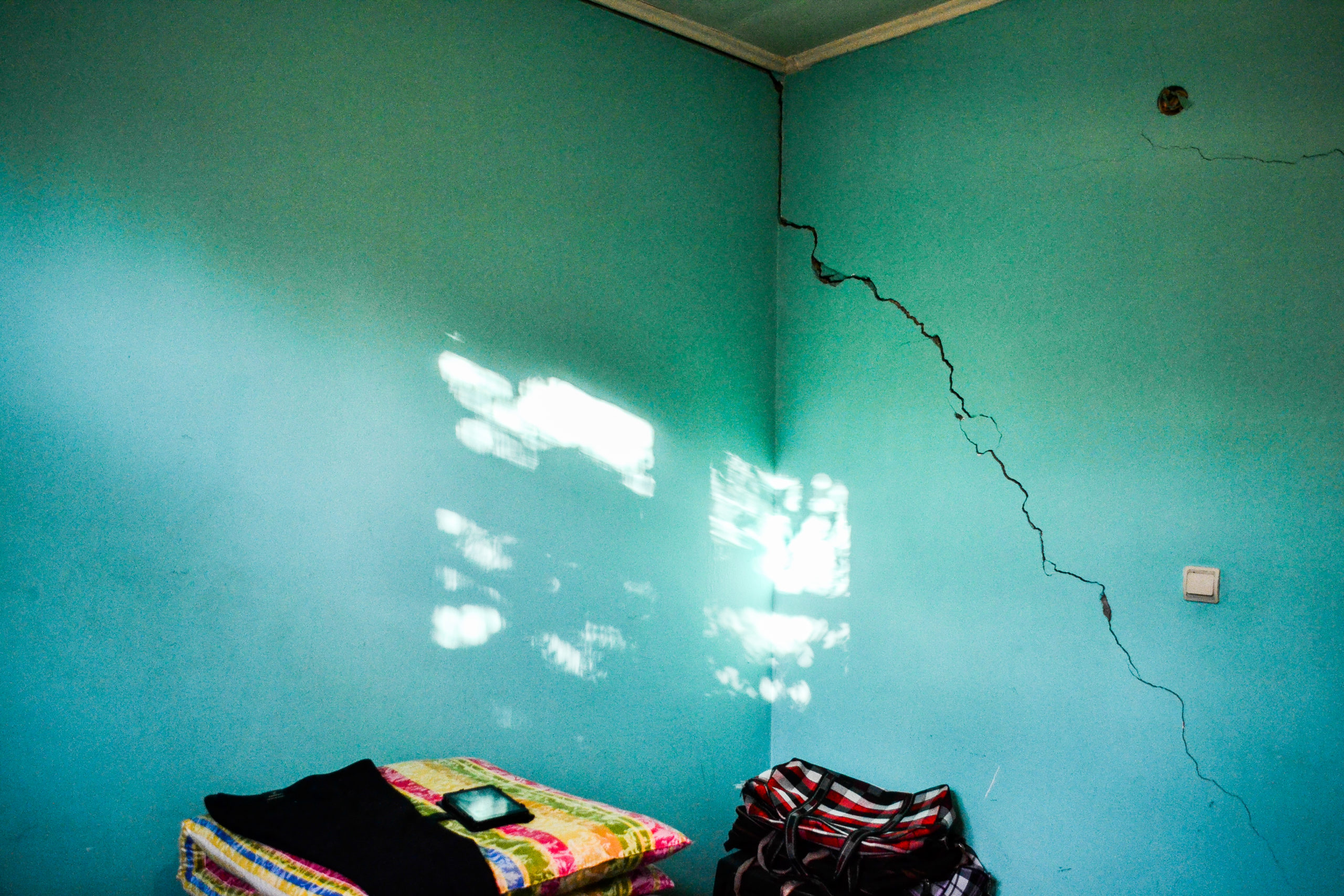 Niyazi Safarov says many homes in the settlement given to IDPs at the end of 2015 are in the same bad condition.