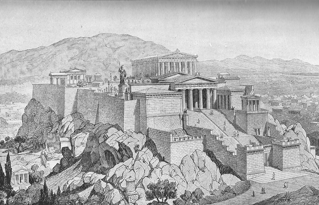 Afinada qədim Akropol şəhərciyi